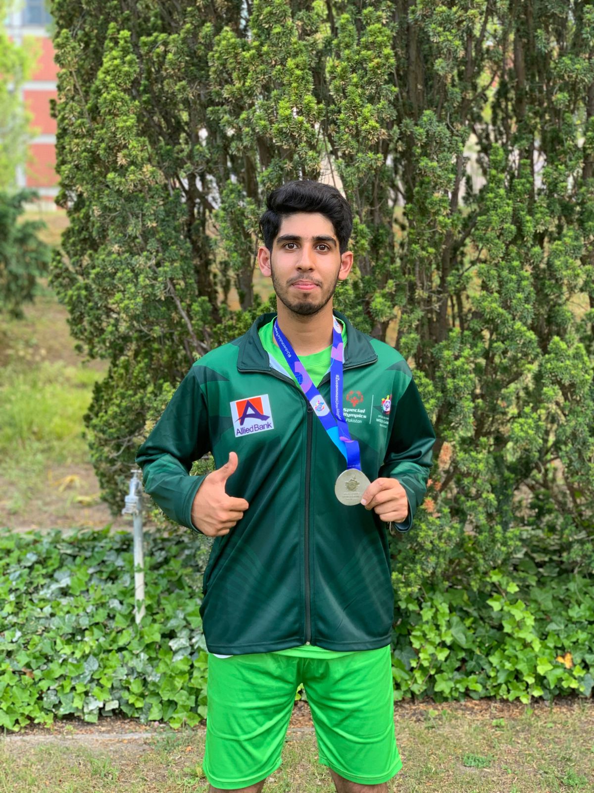Talha Asif won silver medal in Special Olympics, Berlin, Germany